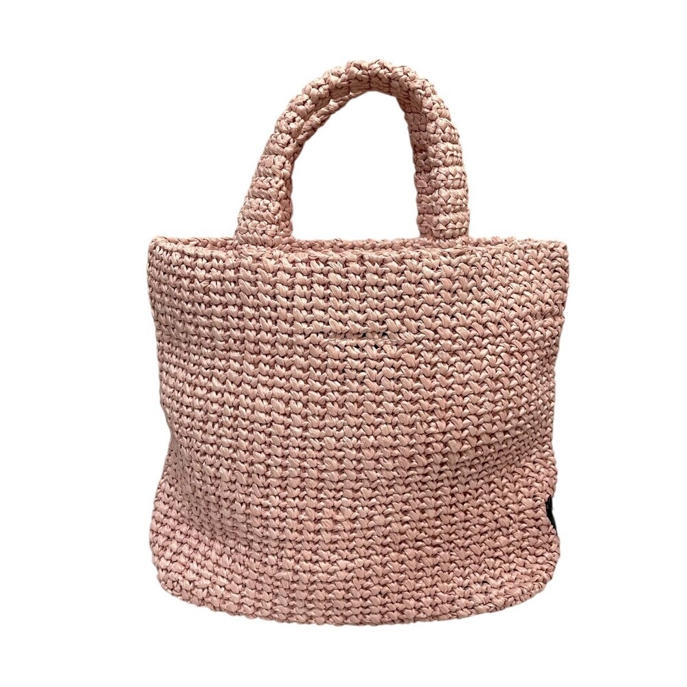 PRADA Crochet Tote Bag Pink - Picture 2 of 5